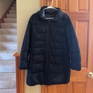 Uniqlo Black Puffer Down Jacket